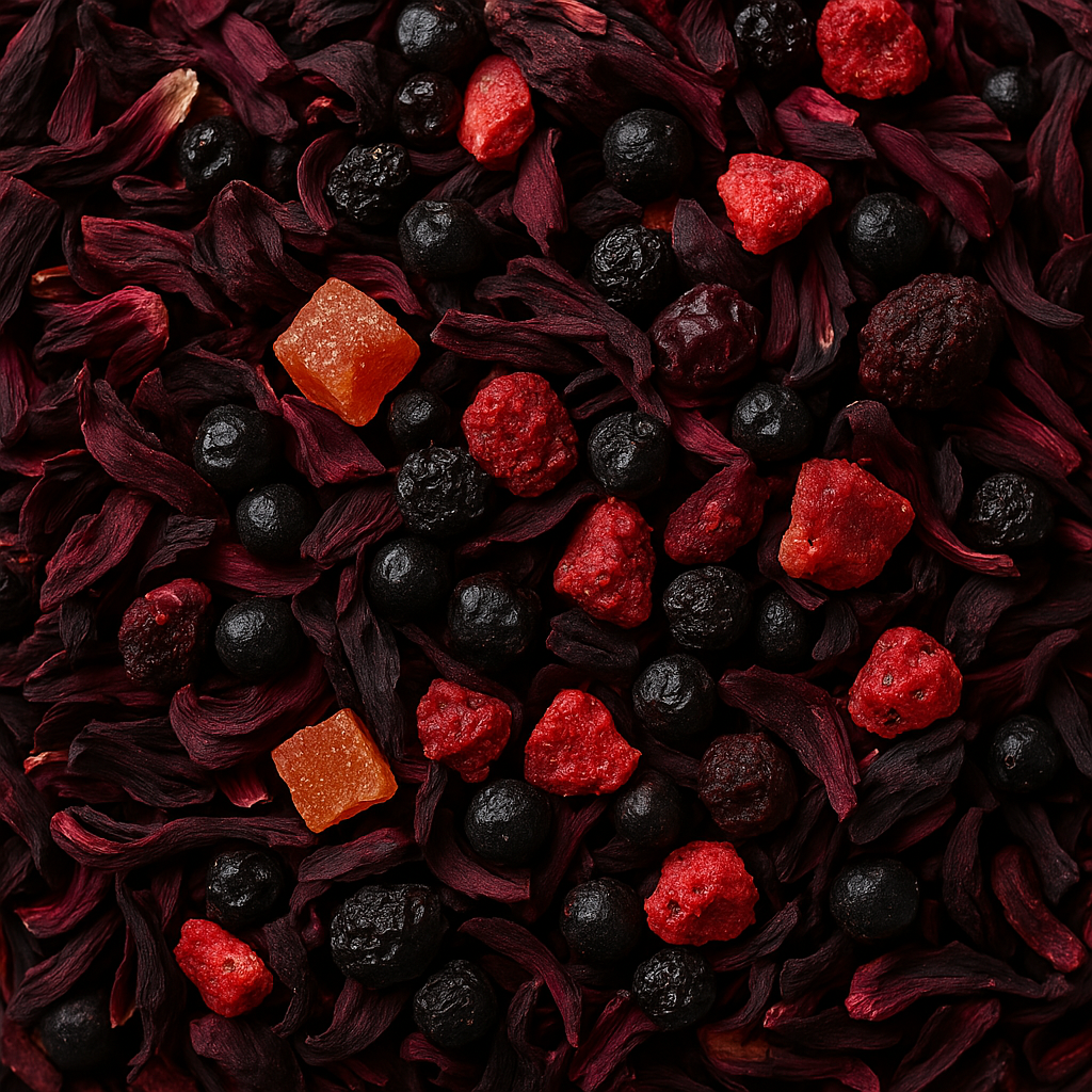 شاي الكركديه والتوتيات