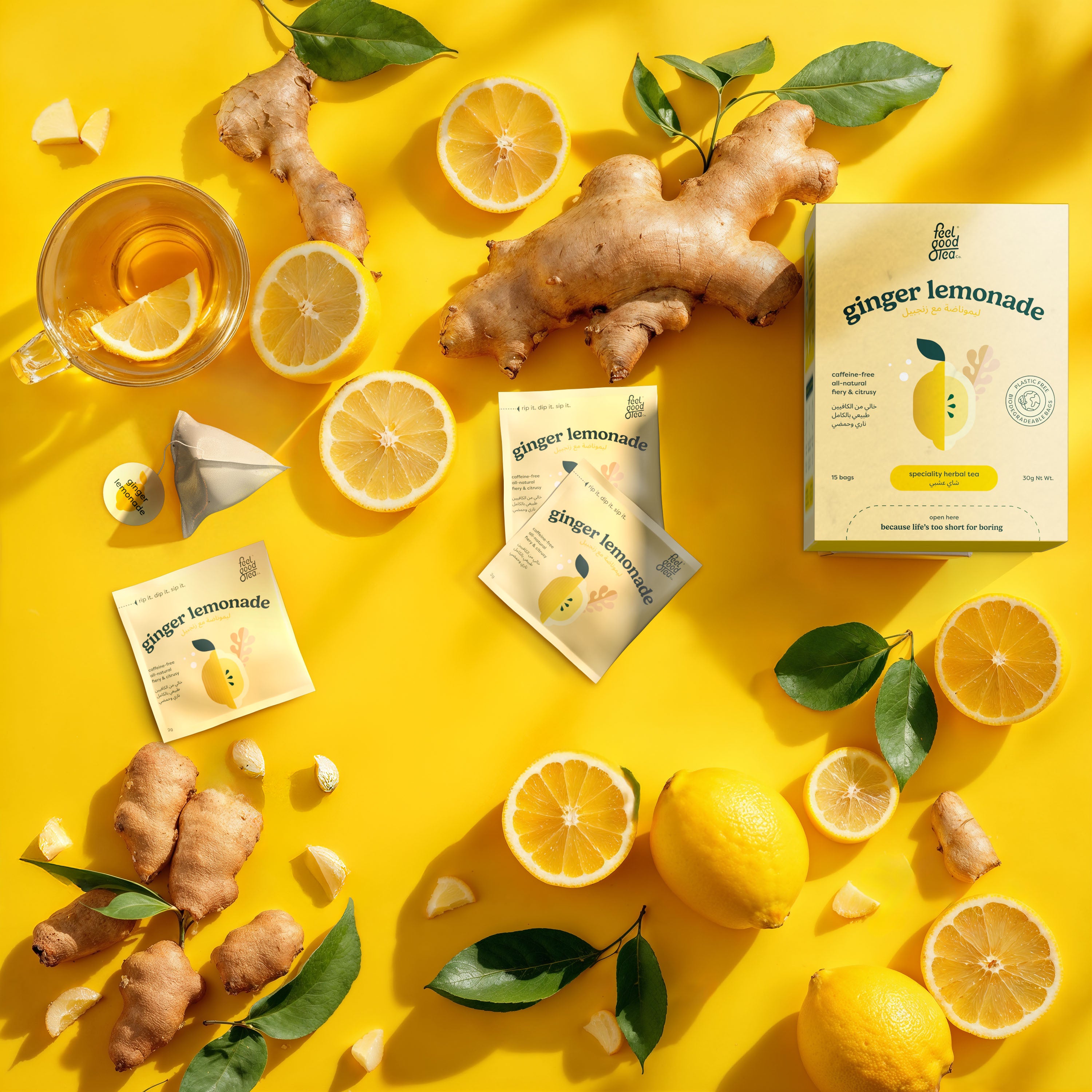 Ginger Lemonade - Tea Bags New