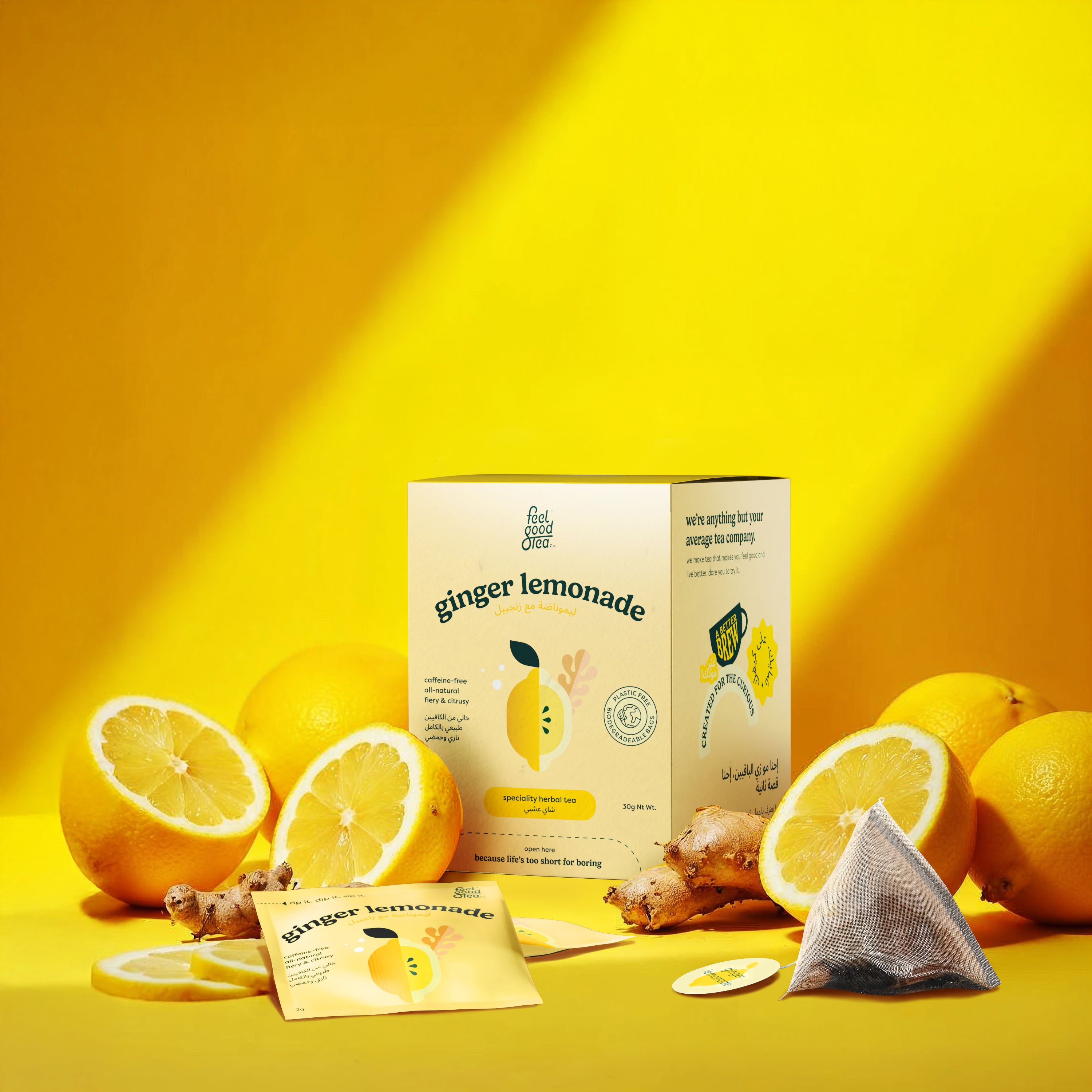 Ginger Lemonade - Tea Bags New