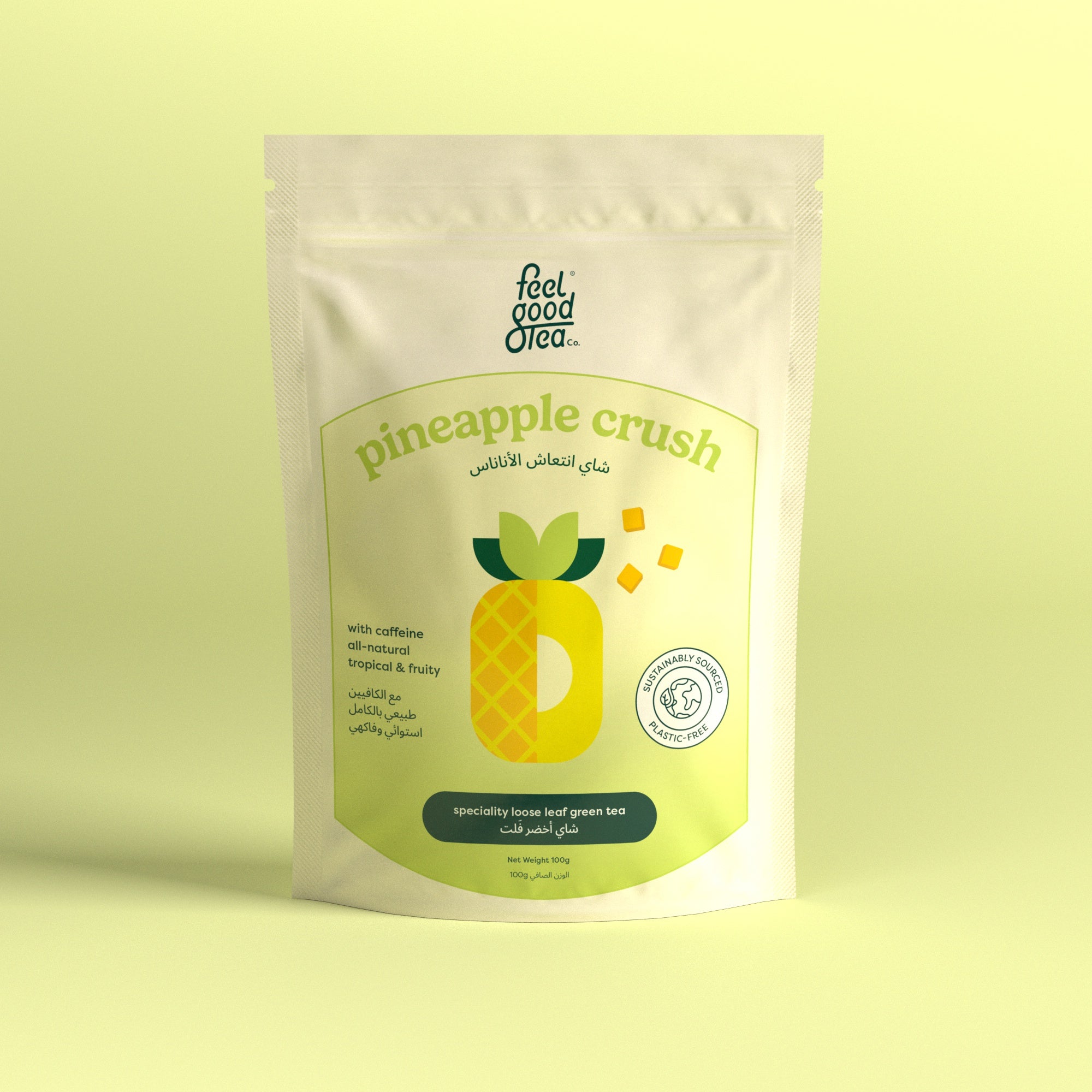 شاي انتعاش الأناناس