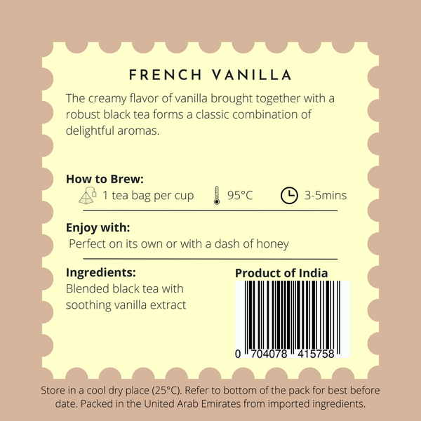 French Vanilla - Tea Bags