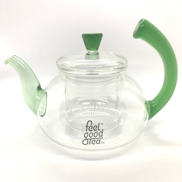 Blooming Glass Teapot Infuser (Green)