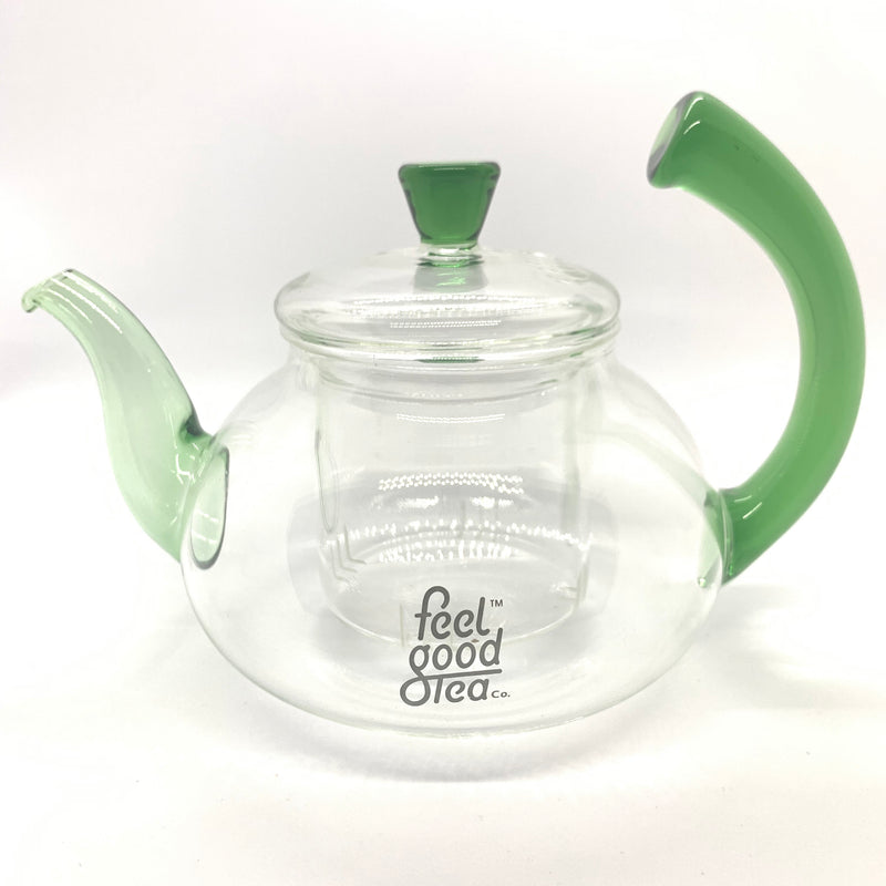 Blooming Glass Teapot Infuser (Green)